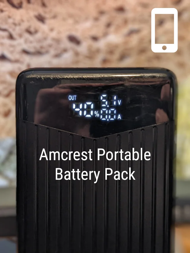 Never Think Of Your Battery AGAIN – Amcrest Power Bank